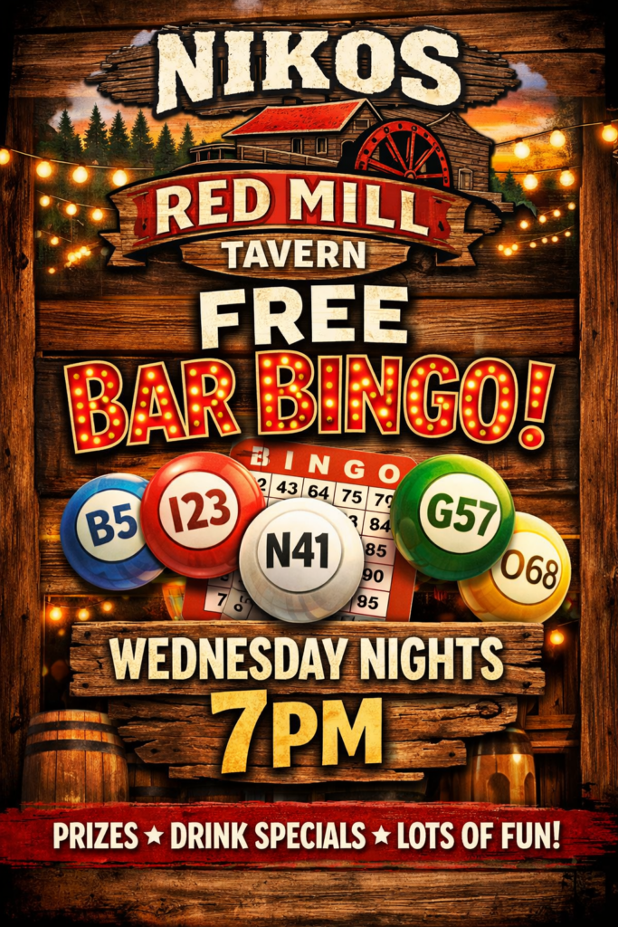 Niko's Bingo flyer